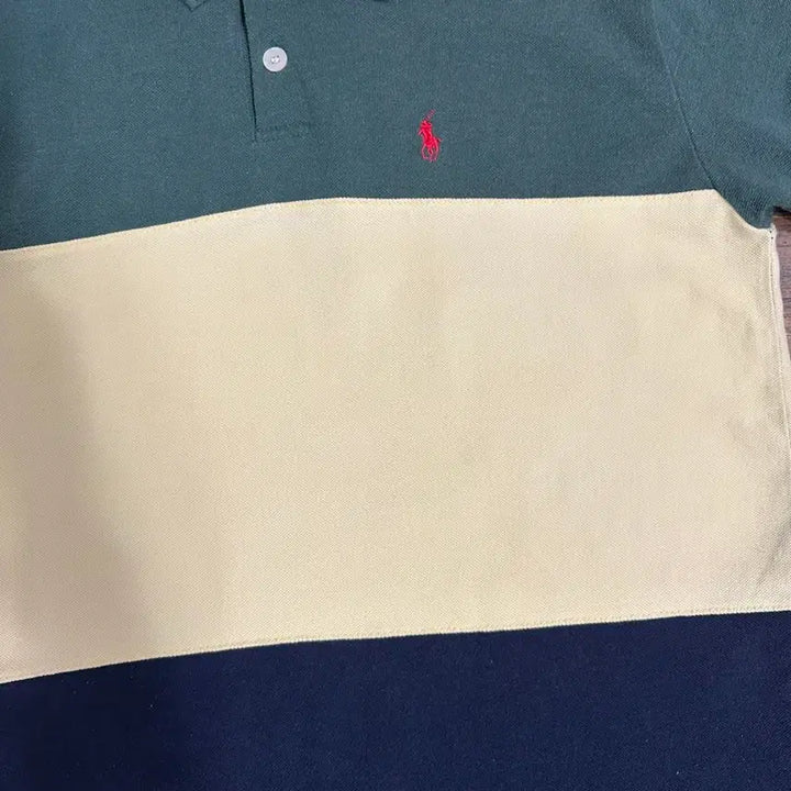 [BUNJANG] Polo Ralph Lauren Color Block Polo Shirt / 폴로 랄프로렌 배색 카라티 S~M