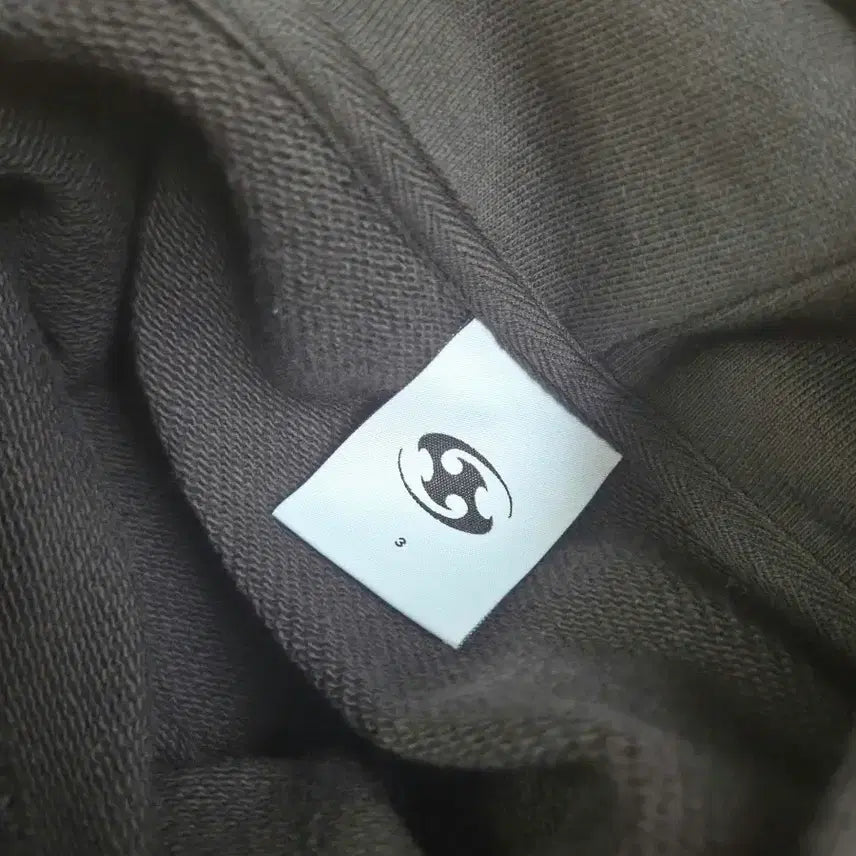 [BUNJANG] Sansan Gear Logo Hoodie Charcoal 25FW / 산산기어 로고 후디 차콜 25FW