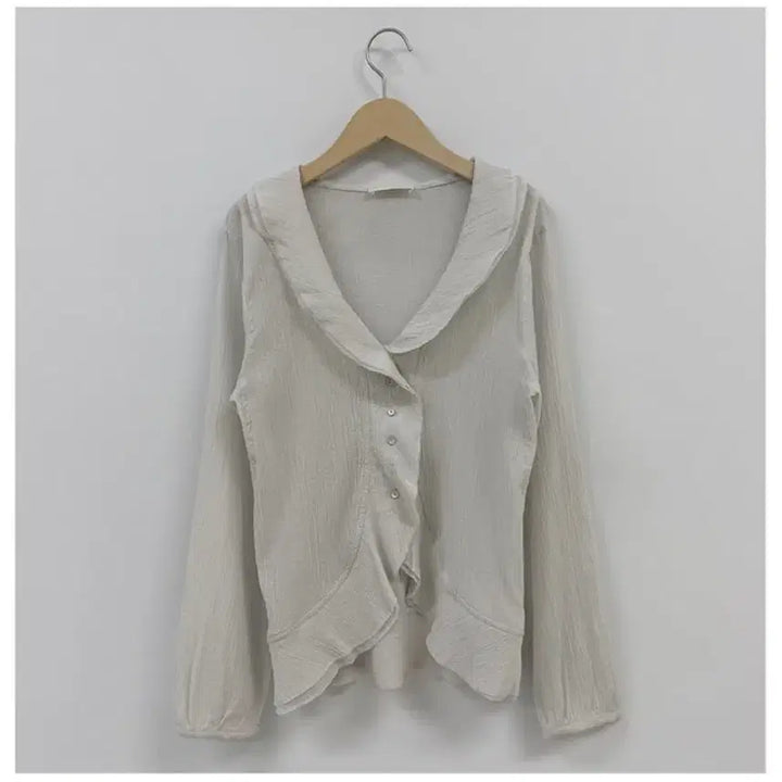 [BUNJANG] Markedly Etel Ruffles Blouse Ivory / 마크들리 eter 러플즈 블라우스 아이보리 판매중