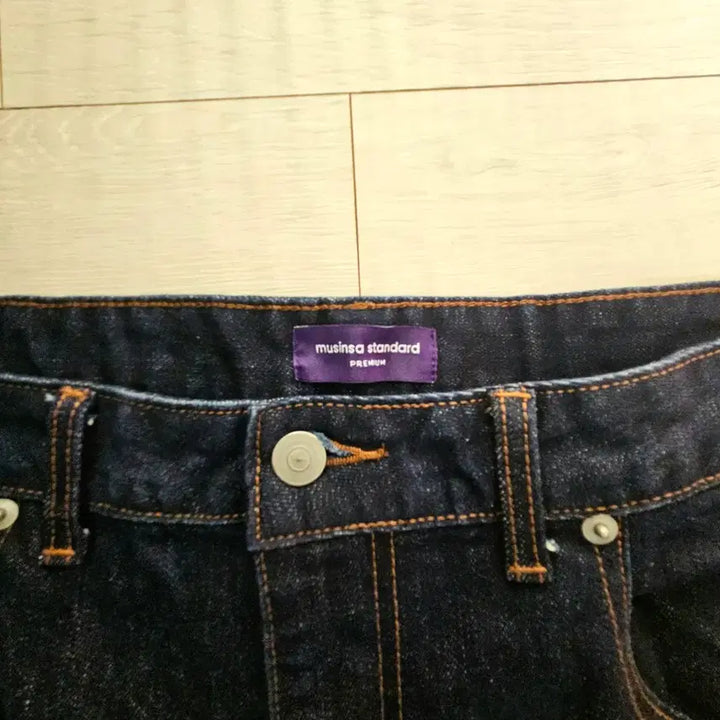 [BUNJANG] Musinsa Standard Premium Indigo Denim Jeans / 프리미엄 kipas 무신사스텐다드 인디고 데님 청바지