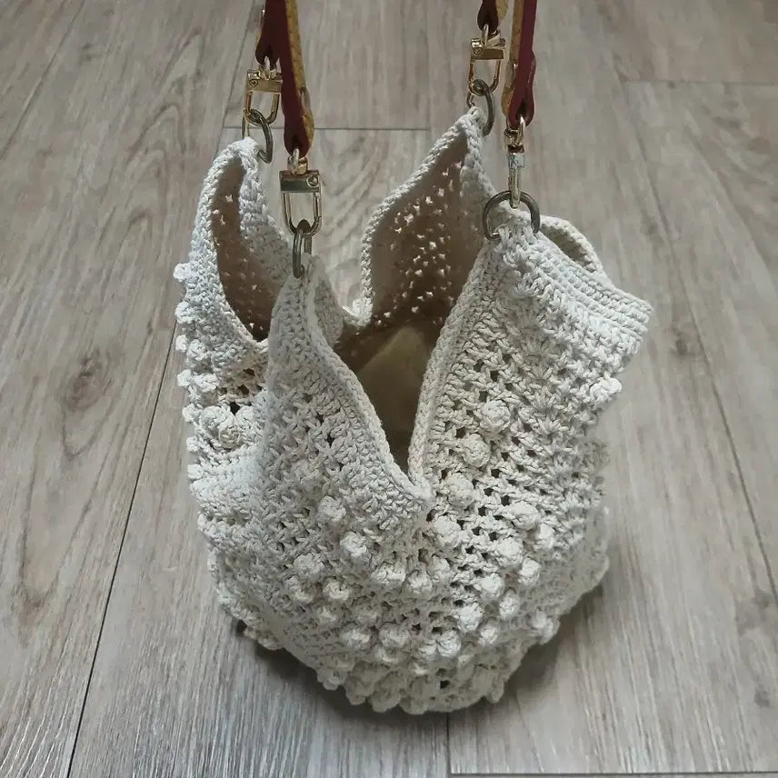 [BUNJANG] Handmade Knit Bag / 핸드메이드- 니트가방