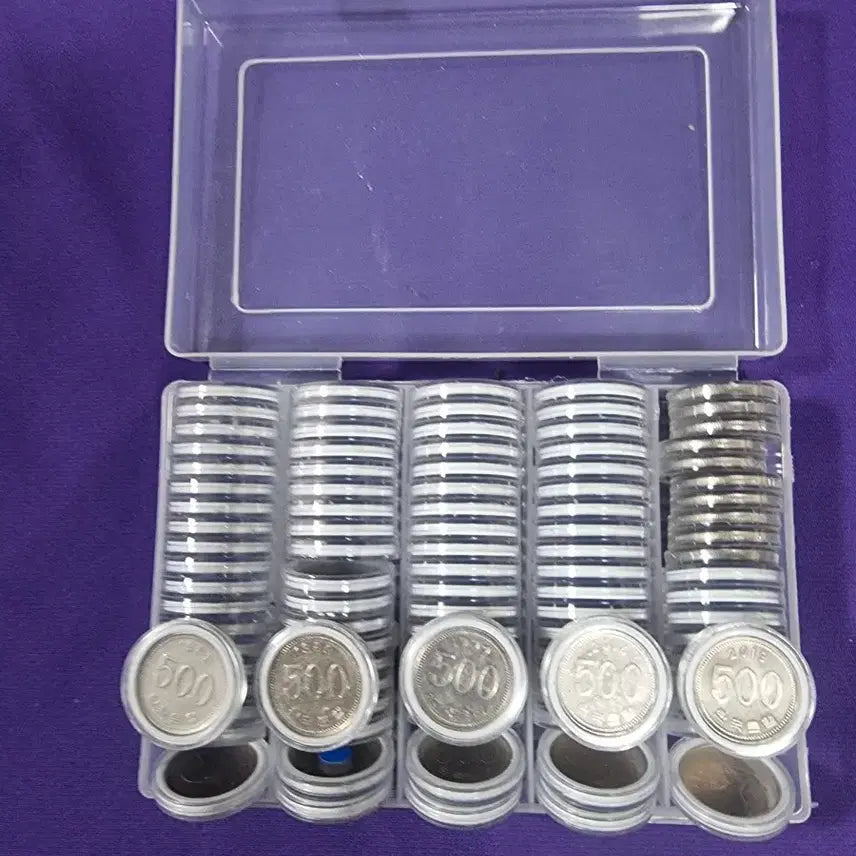 [BUNJANG] 500 Won Coin Set (1982, 1989, 1999, 2014, 2019) / 500원동전 1982년 1989년 1999년 2014년 2019년 5종