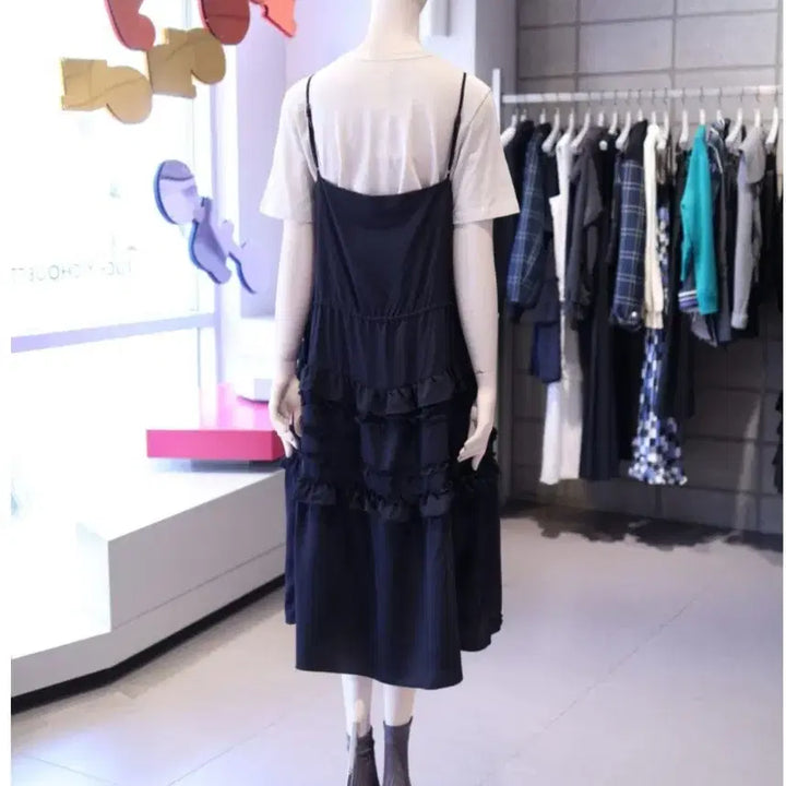 [BUNJANG] Lucky Chouette Ruffle Detail Dress / 럭키슈에뜨 원피스