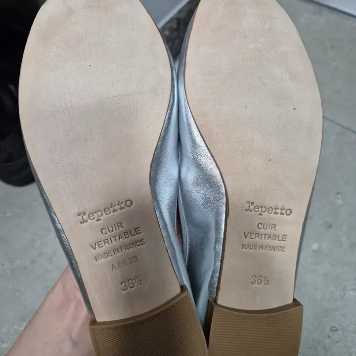 [BUNJANG] Repetto Cendrillon Silver Flat Shoes / 레페토 산드리옹 슈즈 실버 플랫 36.5(새상품)