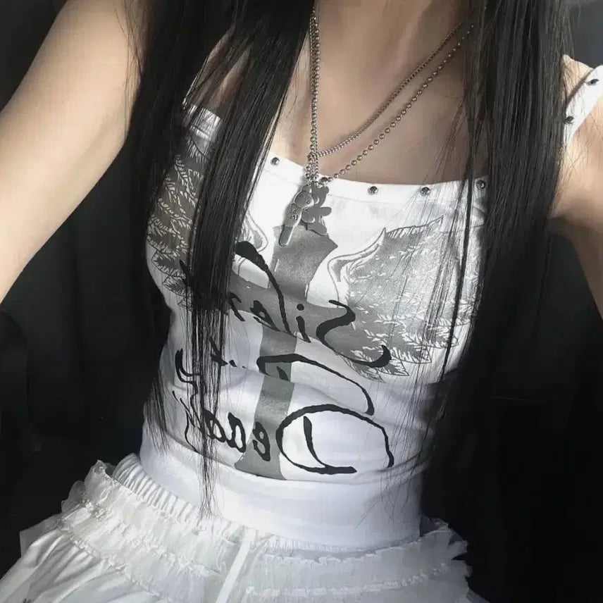 [BUNJANG] SET UP EX Sleeveless Top / 셋업이엑스이 나시