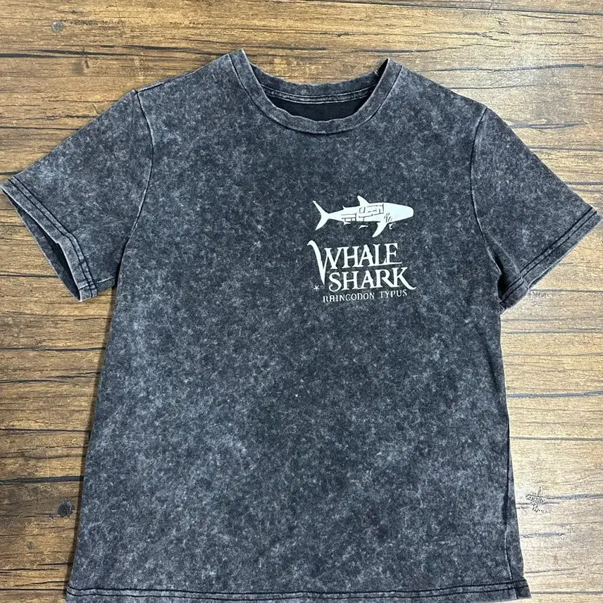 [BUNJANG] Vintage Whale Shark Graphic T-shirt / 고래상어 그래픽 빈티지 티셔츠 L