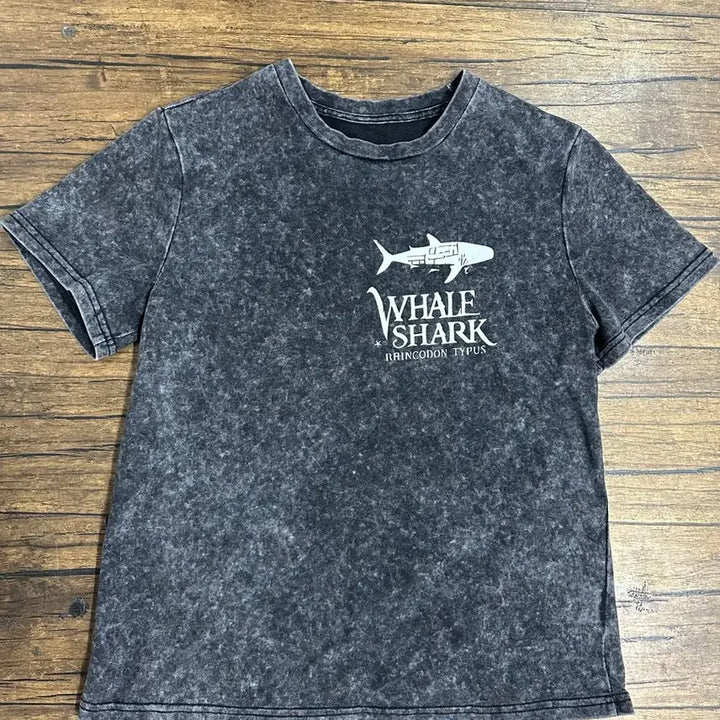 [BUNJANG] Vintage Whale Shark Graphic T-shirt / 고래상어 그래픽 빈티지 티셔츠 L
