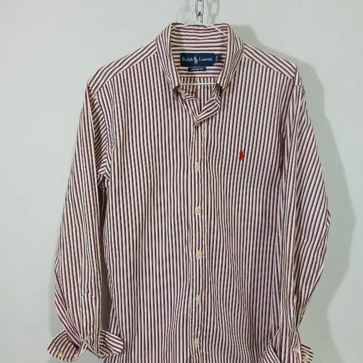 [BUNJANG] Polo Ralph Lauren Striped Long Sleeve Shirt / 폴로 랄프로렌 스트라이프 긴팔 셔츠