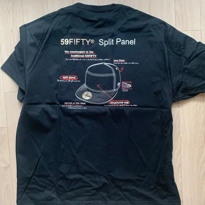 [BUNJANG] New Era 5950 Day T-shirt (Black/Gold) / 뉴에라 5950데이 반팔티 블랙골드 화이트골드