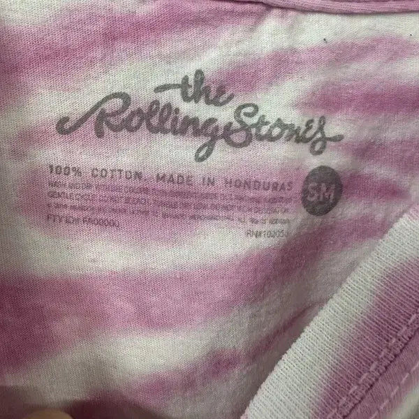 [BUNJANG] The Rolling Stones Tie-dye Vintage Band T-shirt / [S] THE ROLLING STONES 타이다이 빈티지 밴드 반팔티