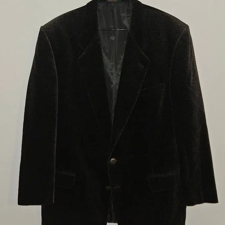 [BUNJANG] Rogatis Velvet Blazer Jacket XL / XL 105 벨벳 블레이저 자켓 빈티지 패턴 벨루어 로가디스