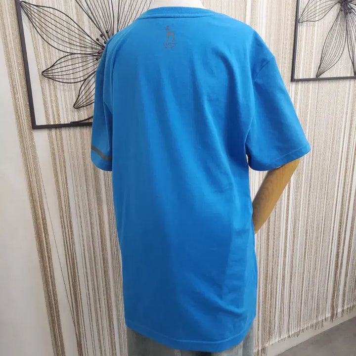 [SOLD OUT] HAZZYS 파란색 반팔 포켓 티셔츠 XL사이즈