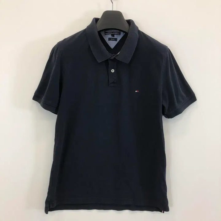 [SOLD OUT] 타미힐피거 자수로고 피케카라티 L