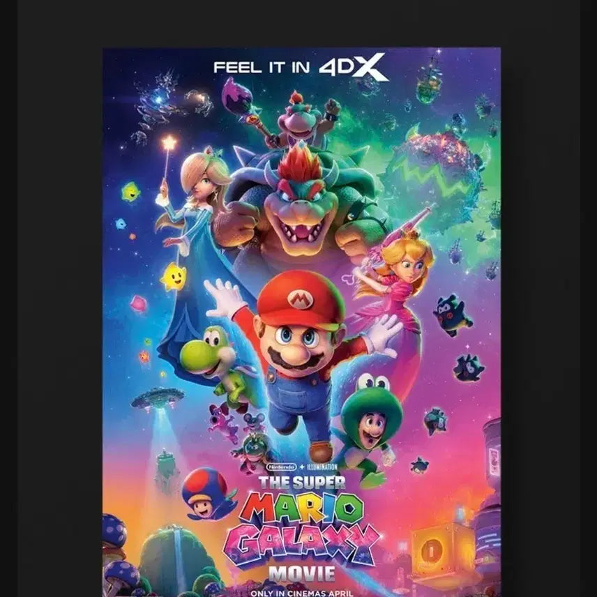 [SOLD OUT] 슈퍼마리오 갤럭시 4dx 포스터 판매