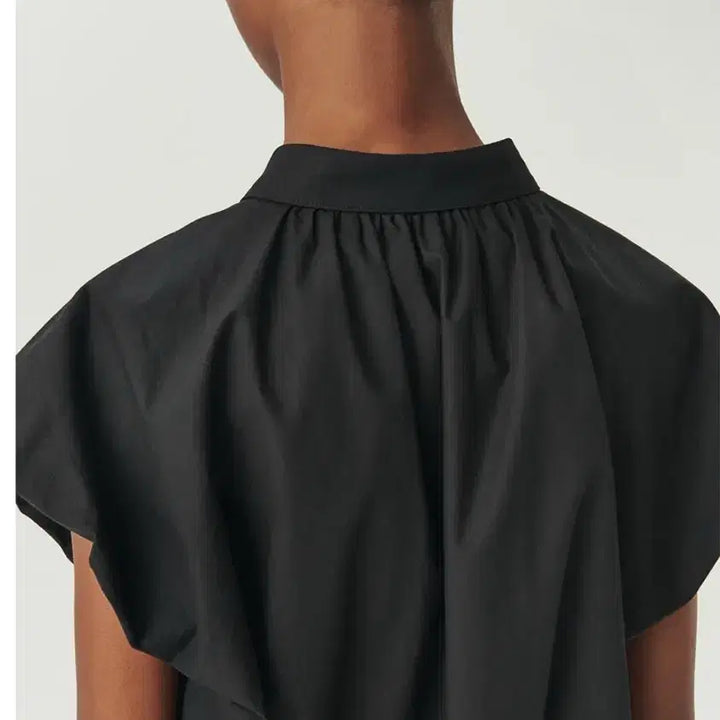 [BUNJANG] Levar Volume Sleeve Shirt / 르바 새상품 볼륨 슬리브셔츠 여성반팔셔츠 반팔블라우스 슬리브리스 원피스