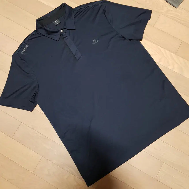 [SOLD OUT] 105 / 밀레골프 / 네이비 반팔 쿨론반팔셔츠 / 424-후/pxg