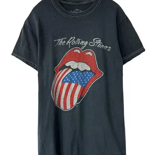 [SOLD OUT] [S] THE ROLLING STONES 성조기그래픽 밴드반팔티