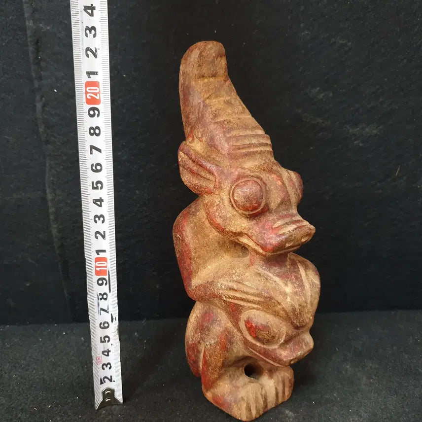 [BUNJANG] Hongshan Jade Animal Figurine with Double Animal Faces / (수원만물)고옥 재질의  쌍 동물상 얼굴의 홍산옥기 동물상