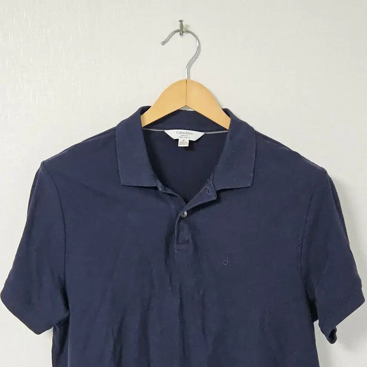 [BUNJANG] Calvin Klein CK Pima Cotton Polo T-Shirt M / 캘빈클라인 CK 피마코튼 폴로 반팔 카라테 피케티 M