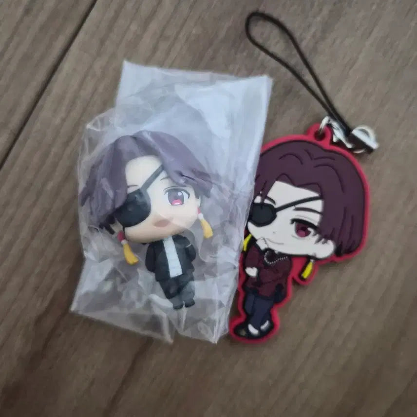 [BUNJANG] Wind Breaker Suzuya Hayato Gacha Figure &amp; Rubber Strap Bundle / 윈브레 스오 가챠 피규어 러버