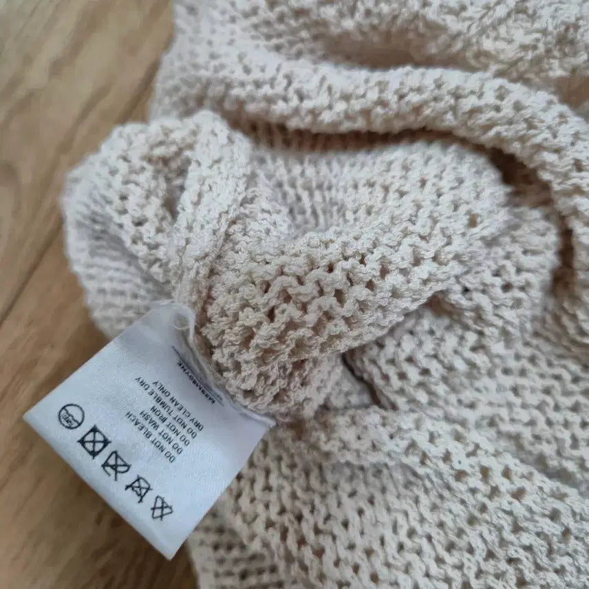 [BUNJANG] Mango Many Please Neff Linen Knit Top / 망고매니플리즈 네프 린넨 니트 NEFF LINEN KNIT