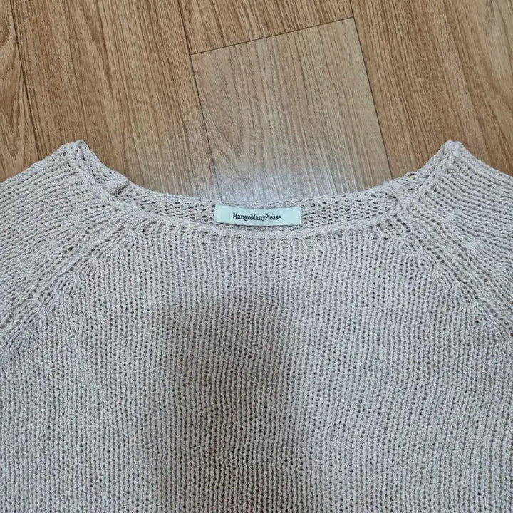 [BUNJANG] Mango Many Please Neff Linen Knit Top / 망고매니플리즈 네프 린넨 니트 NEFF LINEN KNIT
