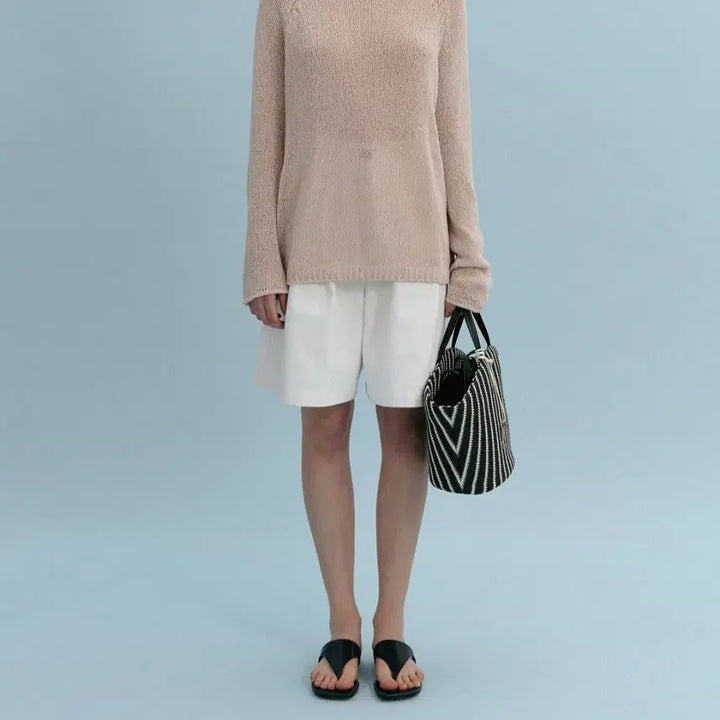 [BUNJANG] Mango Many Please Neff Linen Knit Top / 망고매니플리즈 네프 린넨 니트 NEFF LINEN KNIT