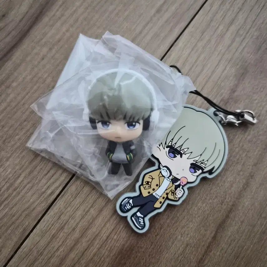 [BUNJANG] Wind Breaker Kajii Gacha Figure &amp; Rubber Strap Bundle / 윈브레 카지 가챠 피규어 러버스트랩