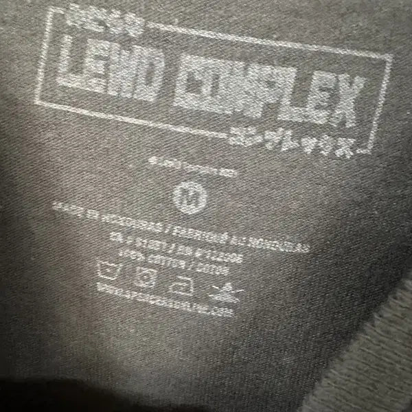 [BUNJANG] LEWD COMPLEX Graphic Cartoon T-shirt / [M] LEWD COMPLEX 그래픽 카툰 반팔티