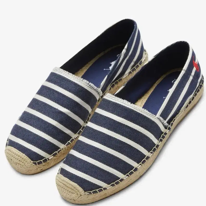 [BUNJANG] Polo Ralph Lauren Sebio Pattern Espadrilles / 폴로 랄프로렌 남성 캔버스 멀티 스트라이프 세비오 패턴 에스파드류 42