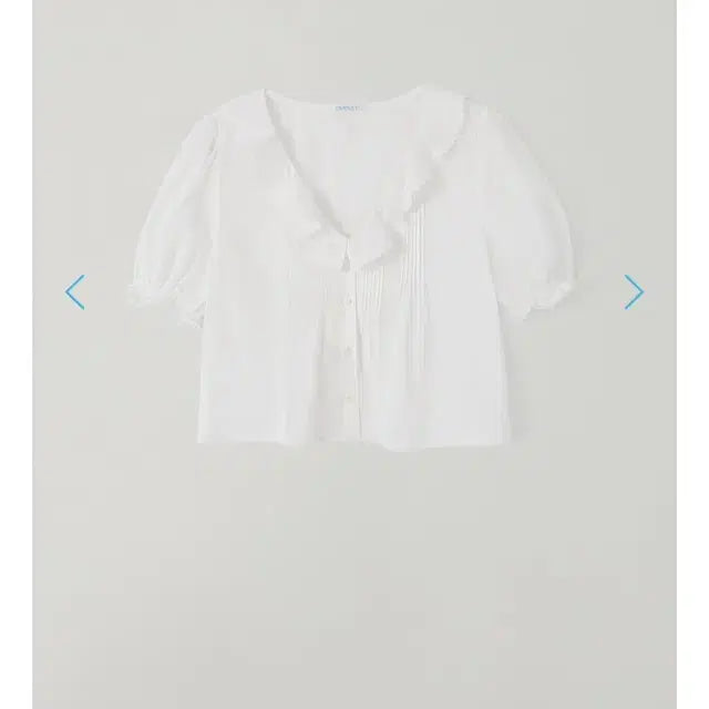 [BUNJANG] Thanat Wave Shirring Blouse Ver. 25 / 타낫 웨이브 셔링 블라우스 25버전