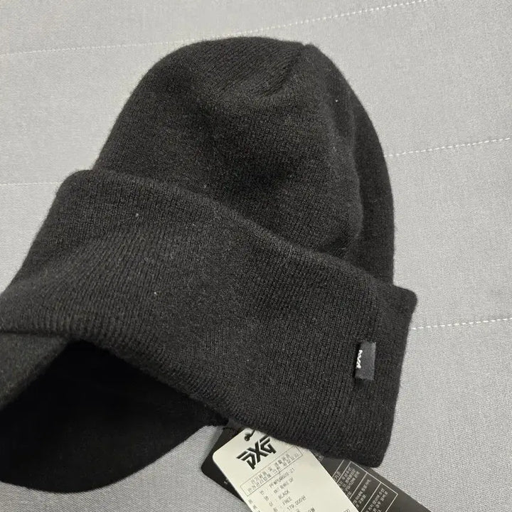 [BUNJANG] PXG Black Logo Beanie / (미사용) PXG 블랙 로고 비니 모자