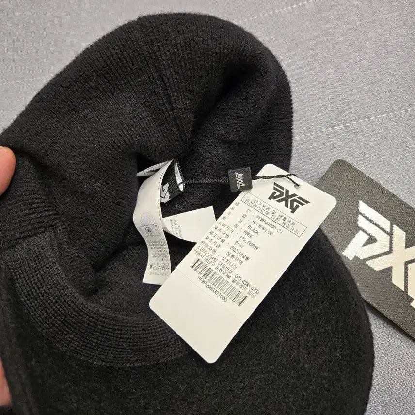 [BUNJANG] PXG Black Logo Beanie / (미사용) PXG 블랙 로고 비니 모자