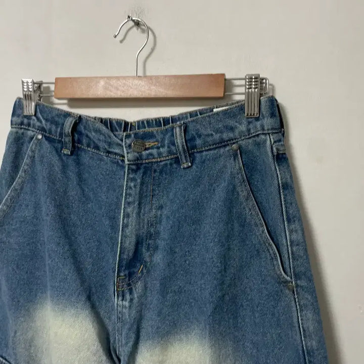 [SOLD OUT] 28-30 디미트리블랙 카고 밴딩 버뮤다팬츠 데님 청 반바지 정품