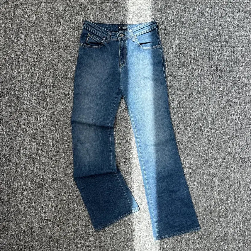 [BUNJANG] Giorgio Armani Jeans Semi-Bootcut Denim Pants / 아르마니 진스 세미부츠컷 데님 팬츠