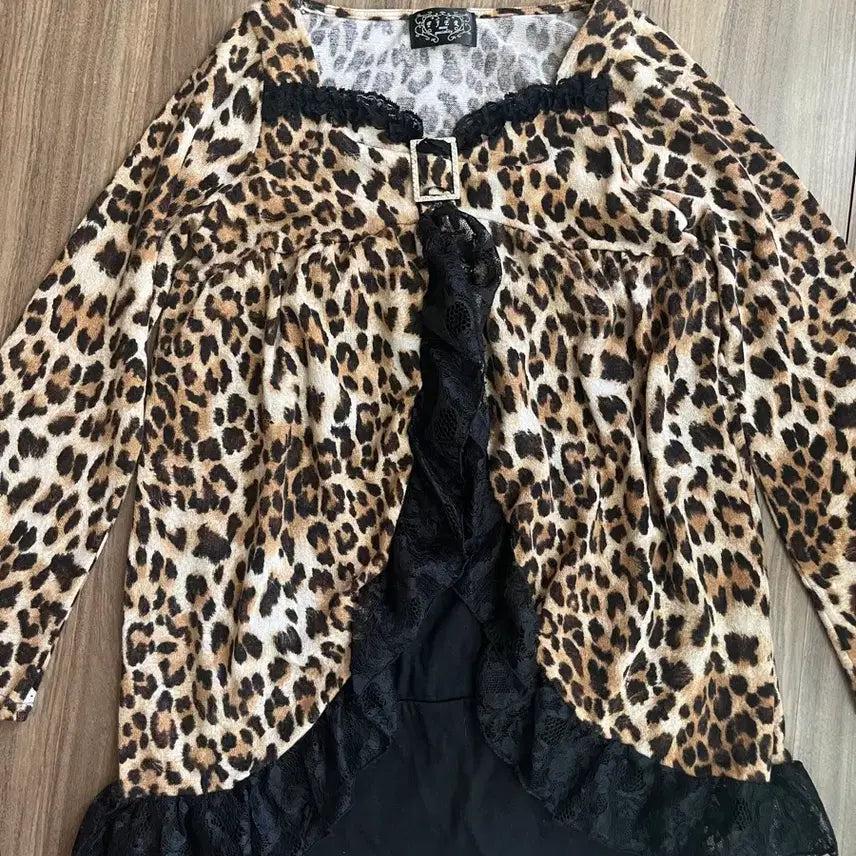 [SOLD OUT] 오늘만할인 히메갸루 일본빈티지 ma*rs 레오파드 레이스 원피스