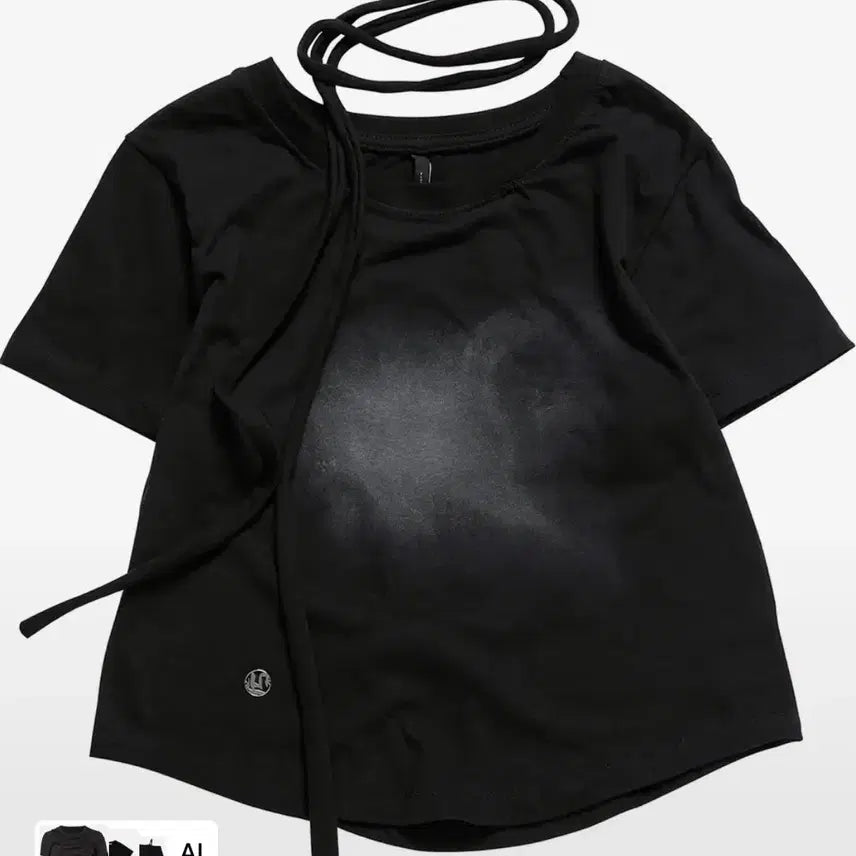 [BUNJANG] Flareup Tie Scarf T-shirt / (새상품) 플레어업 타이 스카프 티셔츠