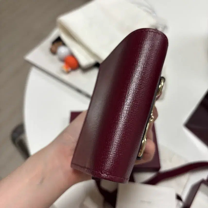 [BUNJANG] Gucci Horsebit 1955 Card Case Wallet Red / 구찌 홀스빗 1955 카드 케이스 지갑 레드