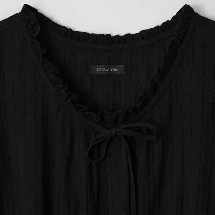 [BUNJANG] House of Pond Black Layered Blouse / 하우스오브폰드 새상품 반팔블라우스 블랙블라우스 반팔원피스