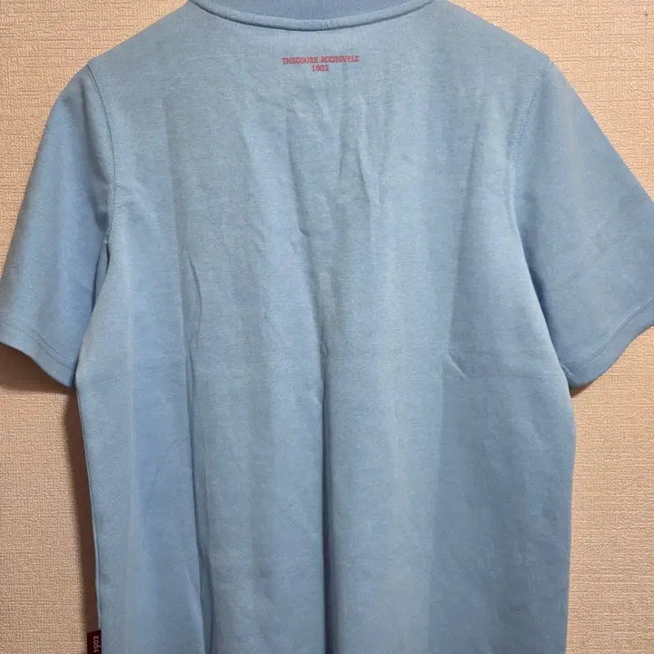 [BUNJANG] Teddy Bear Short Sleeve T-Shirt Sky Blue / 테디베어 반팔 티셔츠 스카이블루