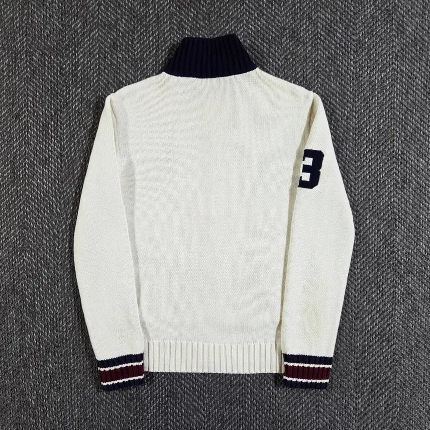 [BUNJANG] Polo Ralph Lauren Big Pony Knit Zip-up / 폴로 랄프로렌 빅포니 니트 집업