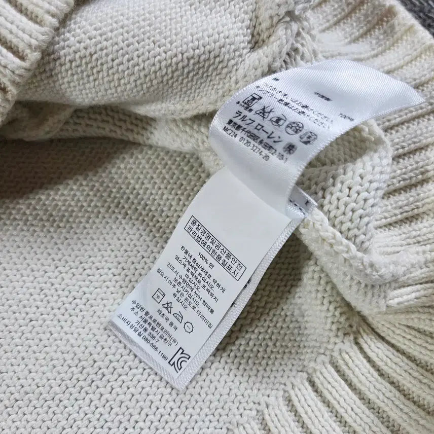 [BUNJANG] Polo Ralph Lauren Big Pony Knit Zip-up / 폴로 랄프로렌 빅포니 니트 집업