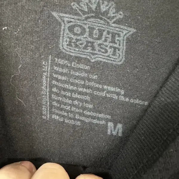 [BUNJANG] OUT CAST Graphic Punk Band T-shirt / [M] OUT CAST 그래픽펑크 밴드 반팔티