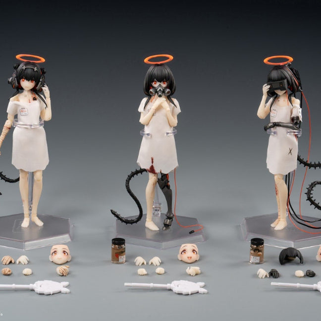 [BUNJANG] SNAIL SHELL Three Wise Monkeys 1/12 Action Figure Set / 스네일쉘 SNAIL SHELL 세 원숭이 소녀 1/12 액션 피규어