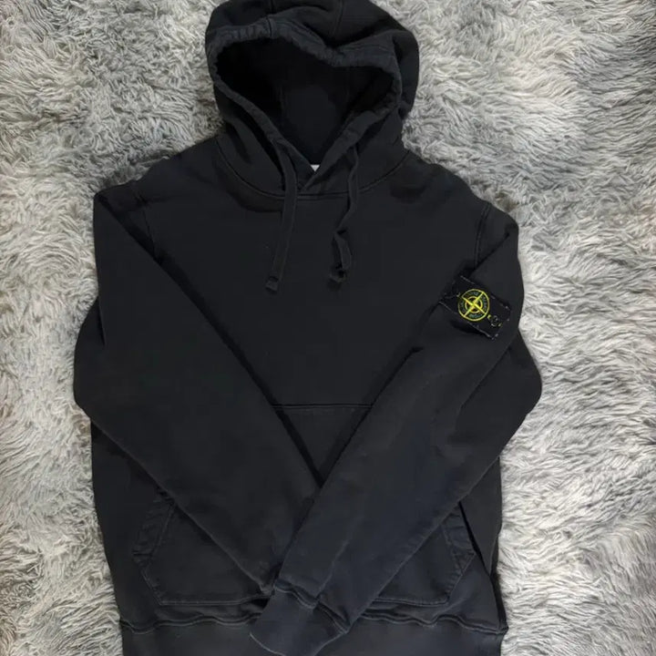 [BUNJANG] Stone Island Compass Patch Hoodie / 스톤아일랜드 후드티