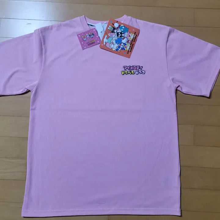 [BUNJANG] Donpeng My Melody 50th Anniversary Pink T-Shirt (M) / 돈펭 마이멜로디 50주년 핑크 티셔츠  M