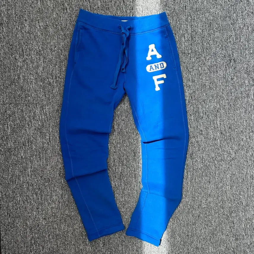 [BUNJANG] Abercrombie &amp; Fitch Y2K Blue Track Pants Size S / 아베크롬비 y2k 블루 트레이닝 팬츠
