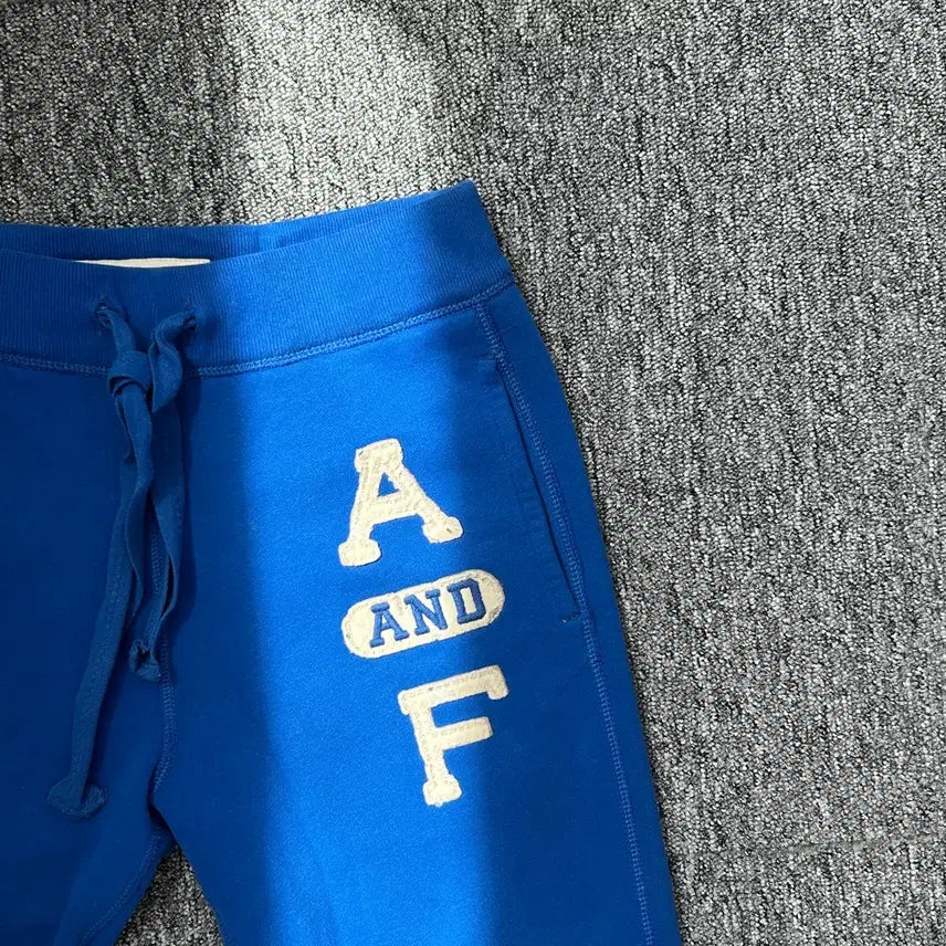 [BUNJANG] Abercrombie &amp; Fitch Y2K Blue Track Pants Size S / 아베크롬비 y2k 블루 트레이닝 팬츠