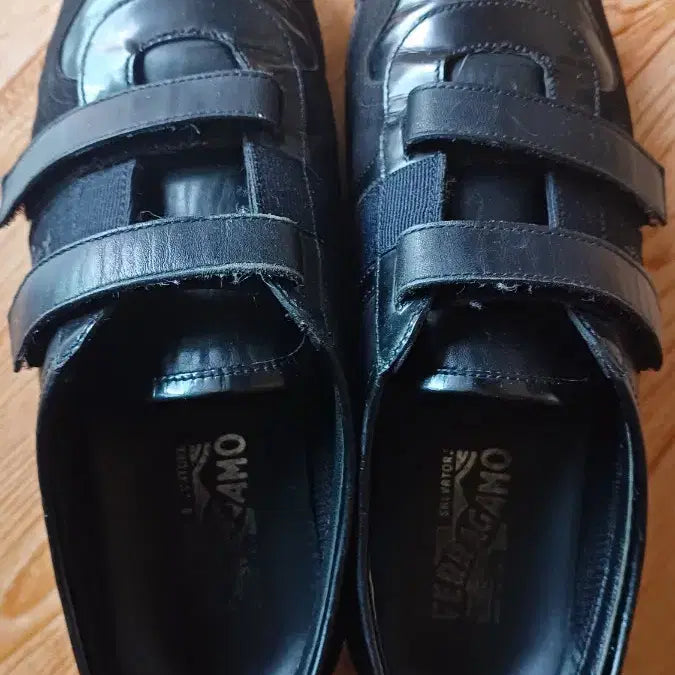 [BUNJANG] Salvatore Ferragamo Velcro Strap Leather Shoes / 살바토레 페라가모 벨크로 스트랩 레더 235mm