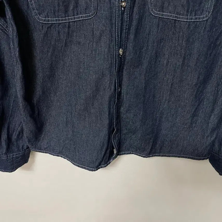 [SOLD OUT] 100-105 UNIQUE 아메카지 데님 셔츠 청남방 정품